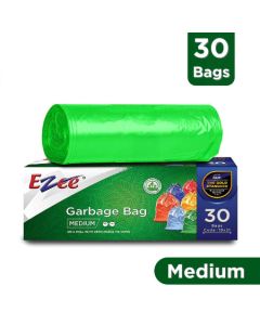 Ezee Biodegradable Garbage Bags – Medium (19 x 21 in), 30 Bags × 144 Bundles, Pack of 1