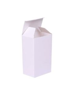 350gsm White SBS Reverse Tuck in Monocarton Boxes, 1.5in x 1.5in x 4in