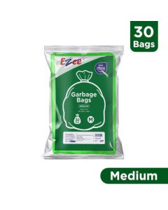Ezee Biodegradable Flat Garbage Bags – Medium (19 x 21 in), 30 Bags × 144 Bundles, Pack of 1