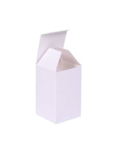 350gsm White SBS Reverse Tuck in Monocarton Boxes, 2in x 1in x 3in