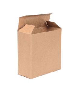 350gsm Kraft SBS Reverse Tuck in Monocarton Boxes, 4.5in x 4.5in x 4.5in