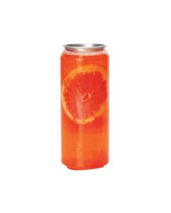 300 ml Transparent PET Aluminium Lid Beverage Cans, 2in x 5.7in