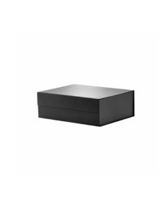 Black, Collapsible Rigid Box with Magnetic Closure, 6in x 6in x 2in