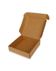 Brown 03ply Flat Corrugated Boxes, 8in x 8in x 4in