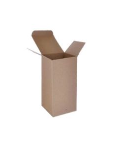 Brown 03ply Reverse Tuck in Corrugated Boxes, 10in x 4in x 4in