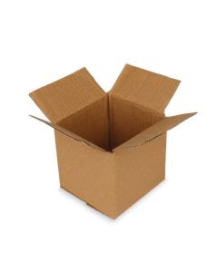 Brown 03ply Universal Corrugated Boxes, 4in x 4in x 4in