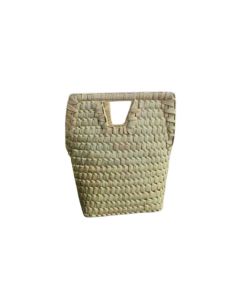Off-white Conical Palmleaf Basket, 15in x 5in x 16in