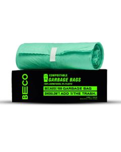 Beco Biodegradable Garbage Bags – Medium (19 x 21 in), 30 Bags × 96 Bundles (Pack of 1)