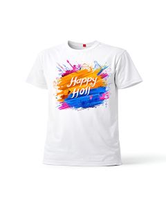 Holi Round neck T-shirt 150 GSM Polyester( XL )