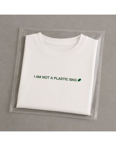 Compostable Flapseal Garment Bags | 25micron Translucent, 12in x 15in
