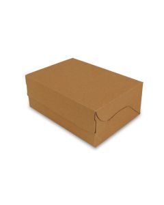 Brown 03ply Flat Corrugated Bakery Boxes, 8in x 8in x 3in