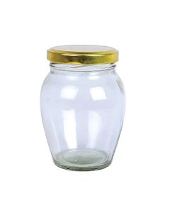 1000ml Transparent Matki Glass Jars with Lug Cap, 4.5in x 6.5in