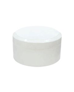 50gm White HDPE Jars with Lug Cap, 2.4in x 1.8in