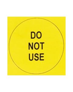 Printed "DO NOT USE" Labels, 4000 Stickers per Roll, 2in x 2in