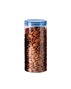 1000ml Transparent PET Aluminium Lid RTC Food Cans, 3.2in x 7.8in