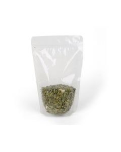 Transparent Stand-up Pouches with Zipper, 6in x 9in