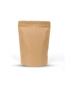 Kraft Stand-up Pouches with Zipper, 4in x 7in