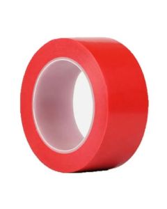 150 micron, Red, Floor Marking Tape, 48mm x 20m
