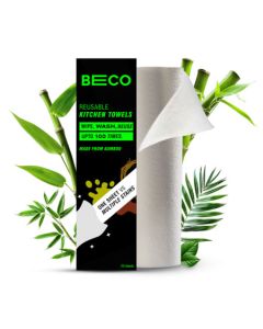Beco Reusable Kitchen Towel Roll – 20 Sheets x 25 Rolls (Pack of 1)