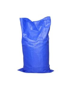 110GSM Blue PP Woven Sack Bag, 10 x 10 Mesh Count , 30in x 44in