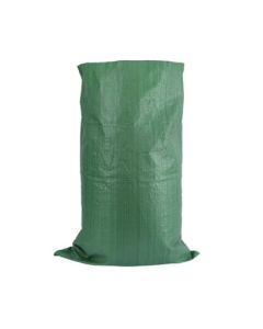 80GSM Green PP Woven Sack Bag, 10 x 10 Mesh Count , 24in x 38in