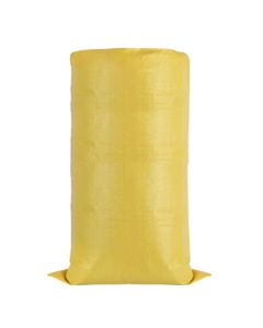 80GSM Yellow PP Woven Sack Bag, 10 x 10 Mesh Count , 24in x 38in