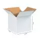 Unprinted, White, 03ply, Cube, Corrugated, Multipurpose, Boxes, 4in x 4in x 4in, Pack of 500