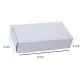 White, 03ply, Flat, Corrugated, Multipurpose, Boxes, 8in x 8in x 2in, Pack of 100