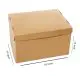 Brown, 05ply, Book style, Corrugated, Office File, Boxes, 16in x 13in x 12in, Pack of 25