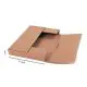 Brown, 03ply, Book style, Corrugated, Folder, Boxes, 11.7in x 9.7in x 2in, Pack of 100
