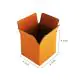 Brown, 03ply, Cube, Corrugated, Multipurpose, Boxes, 4in x 4in x 4in, Pack of 25
