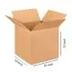 Brown, 05ply, Cube, Corrugated, Multipurpose, Boxes, 10in x 10in x 10in, Pack of 25