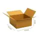 Brown, 03ply, Universal, Corrugated, Multipurpose, Boxes, 12in x 12in x 6in, Pack of 100