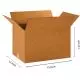 Unprinted, Brown, 05ply, Universal, Corrugated, Multipurpose, Boxes, 15in x 12in x 12in, Pack of 100