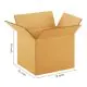 Brown, 05ply, Cube, Corrugated, Multipurpose, Boxes, 18in x 18in x 18in, Pack of 15