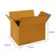 Unprinted, Brown, 05ply, Universal, Corrugated, Multipurpose, Boxes, 22in x 20in x 20in, Pack of 100