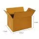 Unprinted, Brown, 05ply, Universal, Corrugated, Multipurpose, Boxes, 24in x 12in x 12in, Pack of 100
