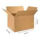 Brown, 05ply, Universal, Corrugated, Multipurpose, Boxes, 36in x 20in x 18in, Pack of 15