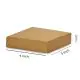 Brown, 03ply, Flat, Corrugated, Multipurpose, Boxes, 4in x 3in x 1in, Pack of 25