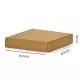 Brown, 03ply, Flat, Corrugated, Multipurpose, Boxes, 8in x 8in x 4in,  Pack of 500