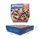 Printed, 03ply, Flat, Corrugated, Pizza, Boxes, 12in x 12in x 1.5in, Pack of 100