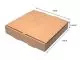 Brown, 03ply, Flat, Corrugated, Pizza, Boxes, 7in x 7in x 1.5in, Pack of 500