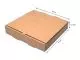 Unprinted, Brown, 03ply, Flat, Corrugated, Pizza, Boxes, 9in x 9in x 1.5in, Pack of 500