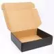 Black, 03ply, Flat, With Lamination, Corrugated, Boxes, 7in x 4in x 1in, Pack of 100
