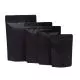 Black, Stand-up, Zip Lock, Pouches, 4in x 7in, Pack of 500