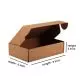 Brown, 03ply, Flat, Corrugated, Multipurpose, Boxes, 9in x 6in x 3in, Pack of 100