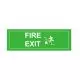 Fire Exit, Printed, With stair, Stickers, 12in x 6in, Pack of 1