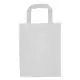 White, 60gsm, Handle, Non woven, Shopping, Bags, 12in x 16in, Pack of 100