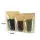 One side Kraft, Stand-up, Zip Lock, Pouches, 4in x 7in, Pack of 500