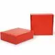 Red, 03ply, Flat, With Lamination, Corrugated, Boxes, 11in x 9in x 2.5in, Pack of 100